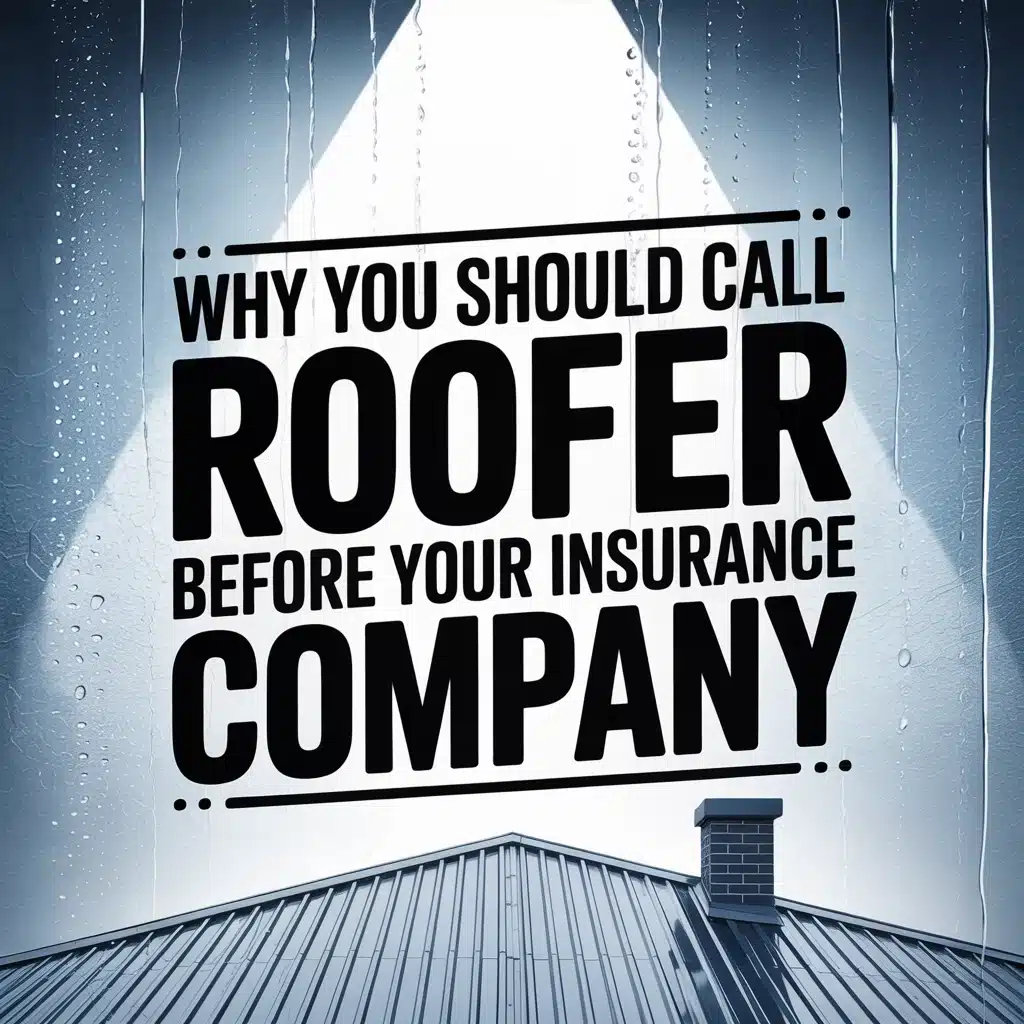 Why You Should Call Your Roofer Before Your Insurance Company 435 Why You Should Call A Roofer Before Your Insurance Company