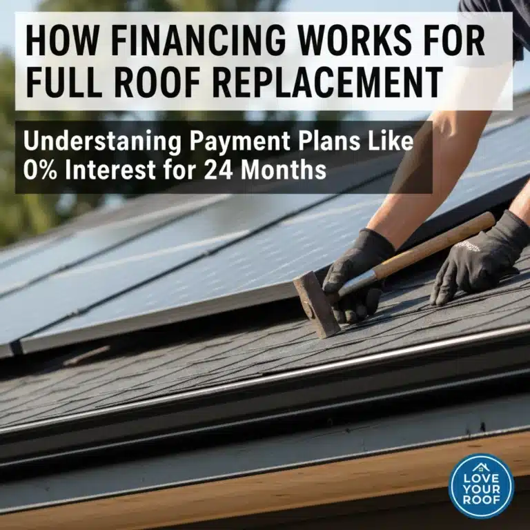 How Financing Works For Full Roof Replacement