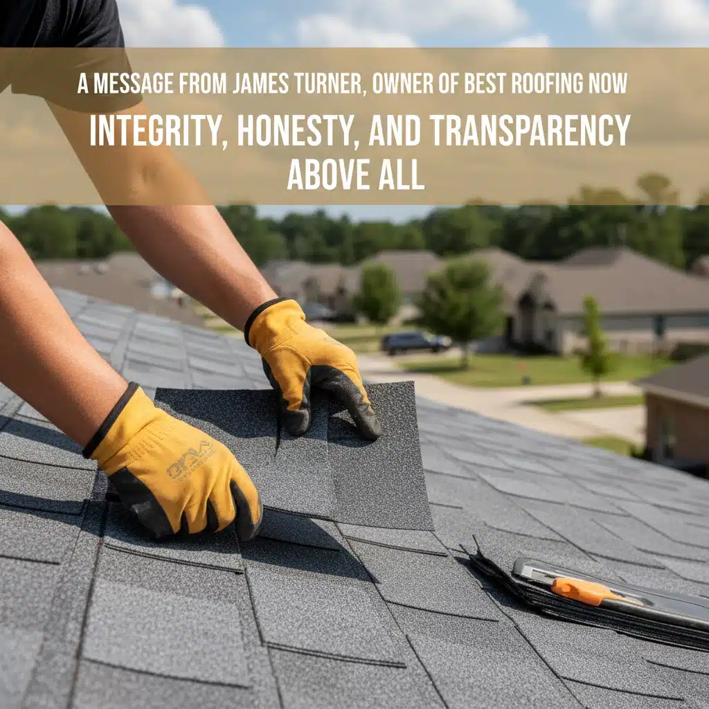A Message From James Turner, Owner Of Best Roofing Now