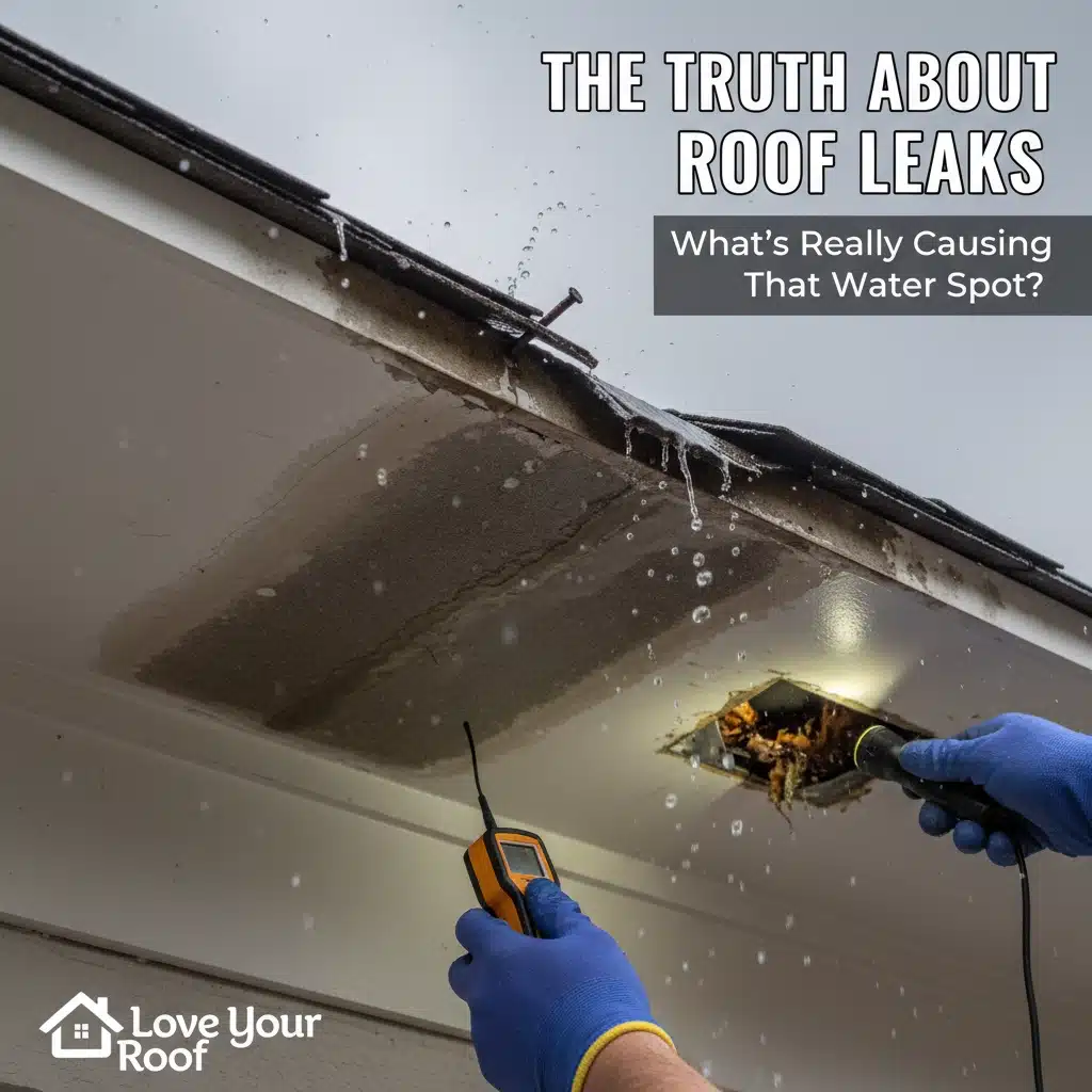 The Truth About Roof Leaks: What's Really Causing That Water Spot? 137 The Truth About Roof Leaks