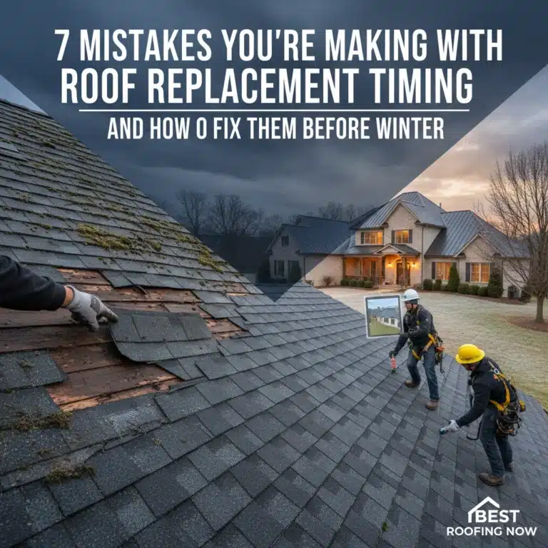 The Perfect Roof Replacement Timing