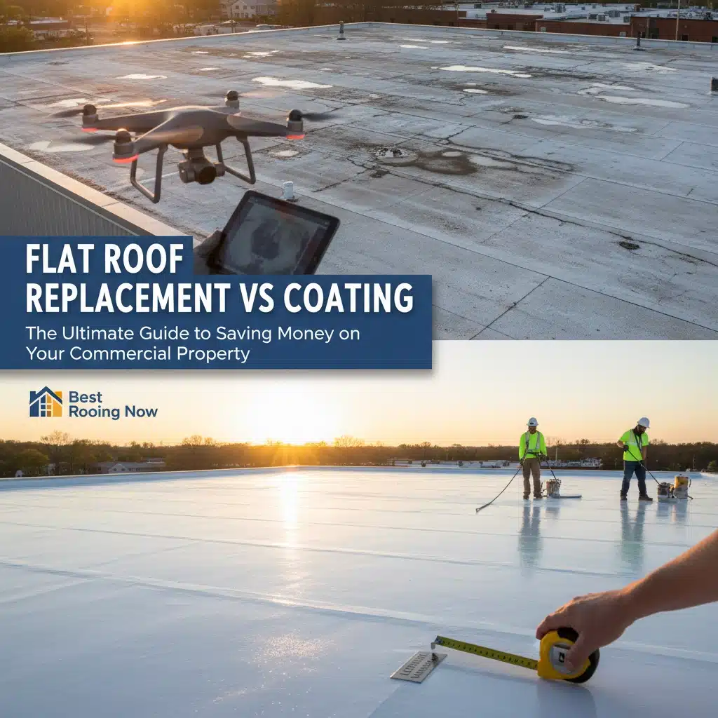 Flat Roof Replacement Vs Coating