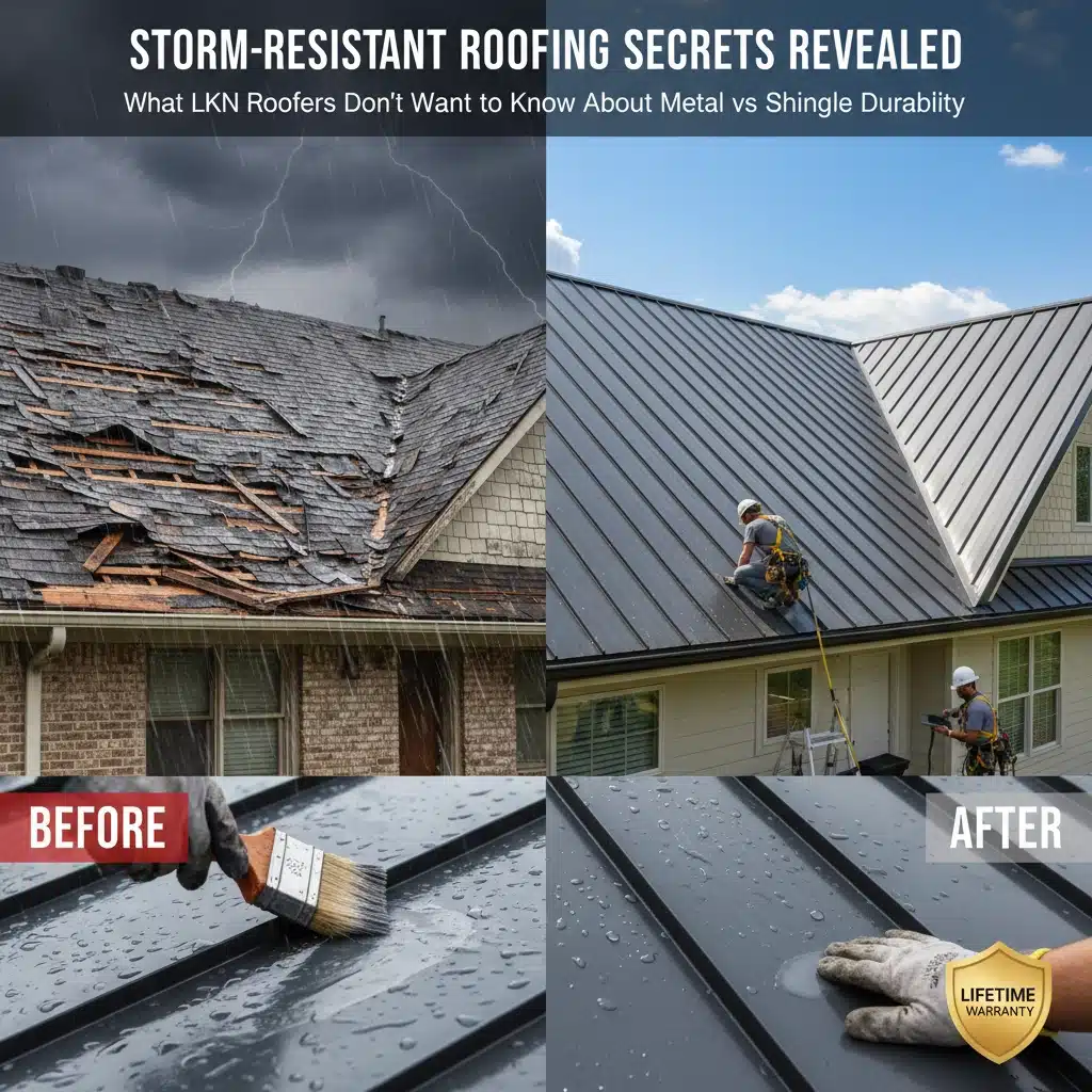 Storm-Resistant Roofing Secrets Revealed: What LKN Roofers Don t Want You to Know About Metal vs Shingle Durability Storm-Resistant Roofing Secrets Revealed: What LKN Roofers Don t Want You to Know About Metal vs Shingle Durability