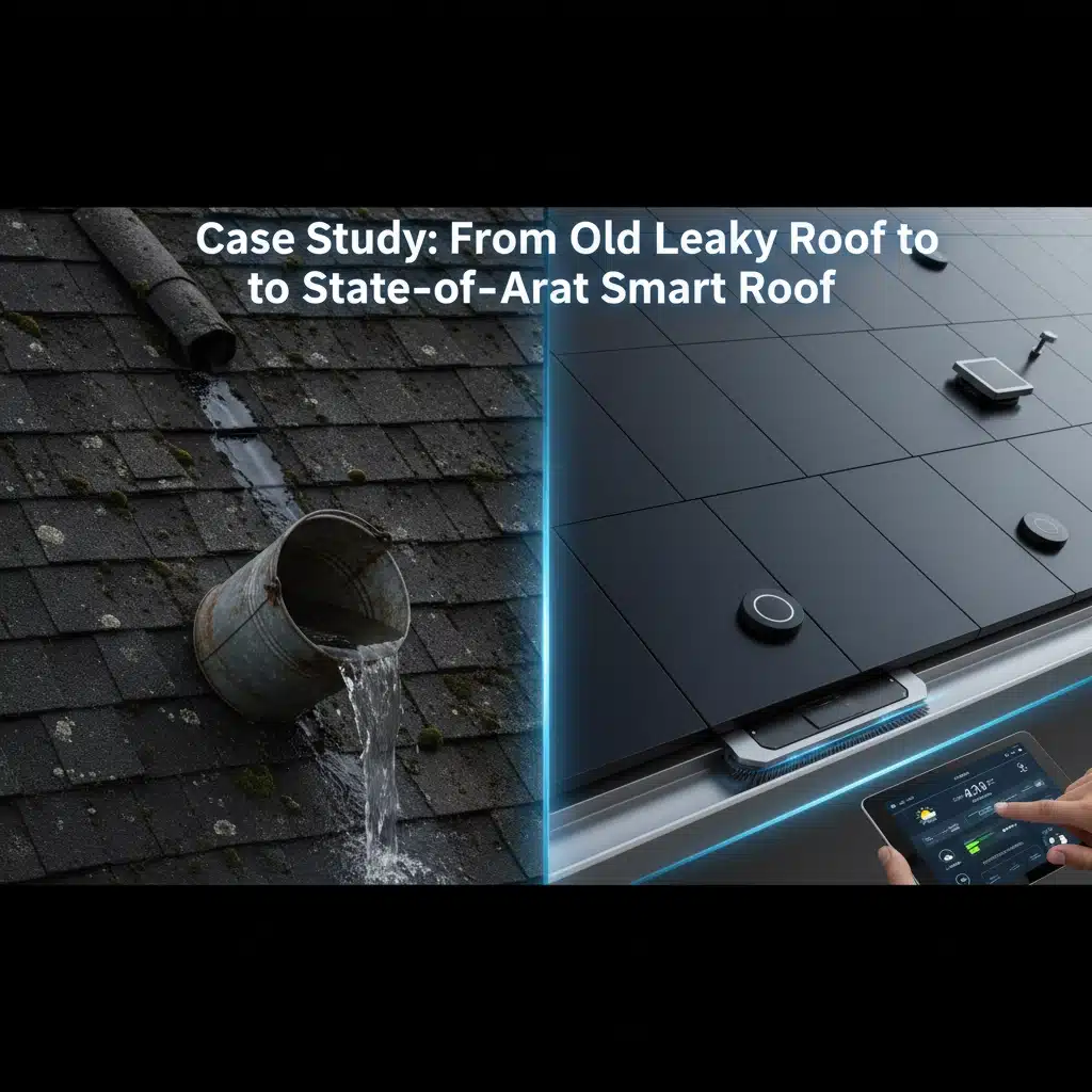 Case Study: From Old Leaky Roof to State-of-the-Art Smart Roof Case Study: From Old Leaky Roof to State-of-the-Art Smart Roof
