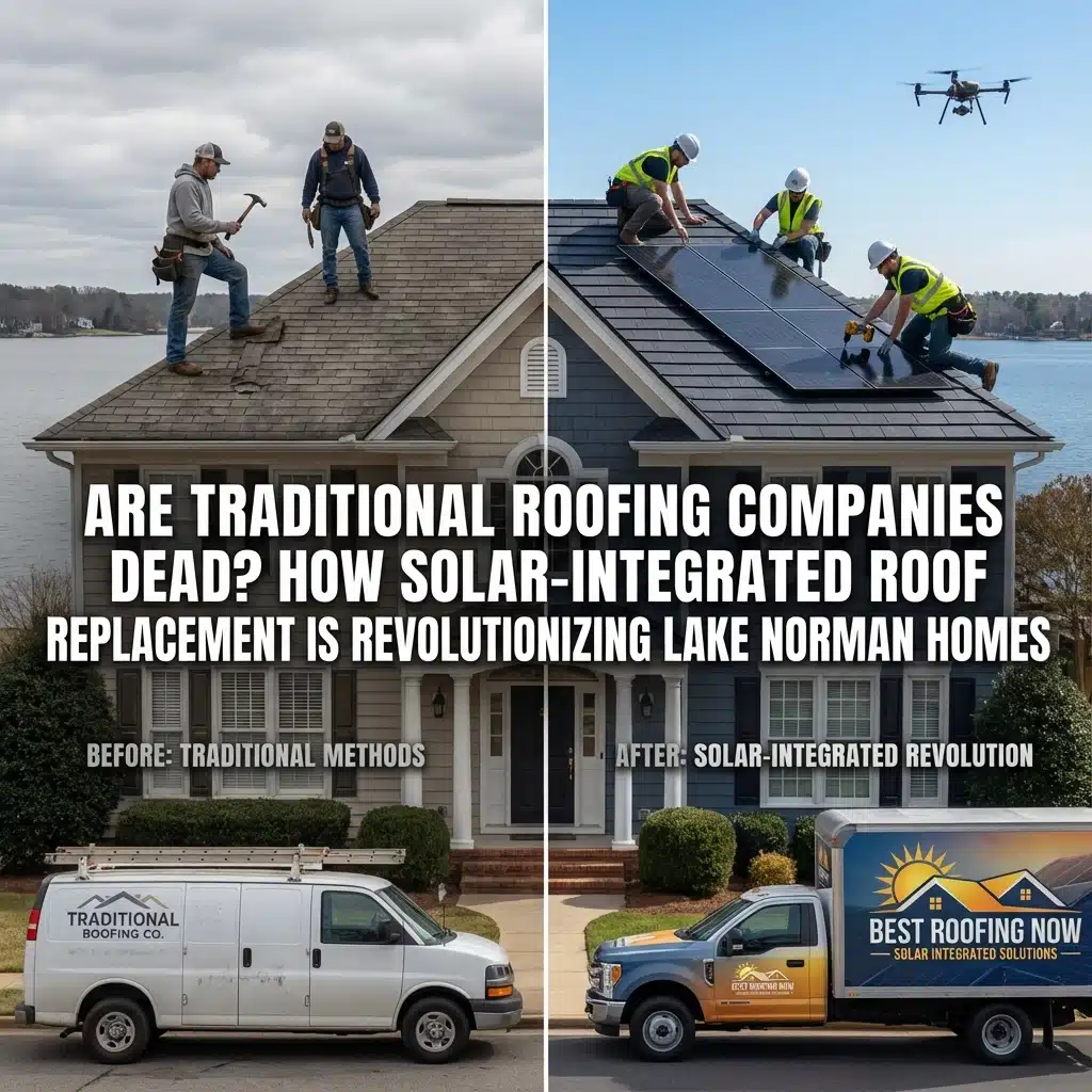 Are Traditional Roofing Companies Dead? How Solar-Integrated Roof Replacement Is Revolutionizing Lake Norman Homes Are Traditional Roofing Companies Dead? How Solar-Integrated Roof Replacement Is Revolutionizing Lake Norman Homes