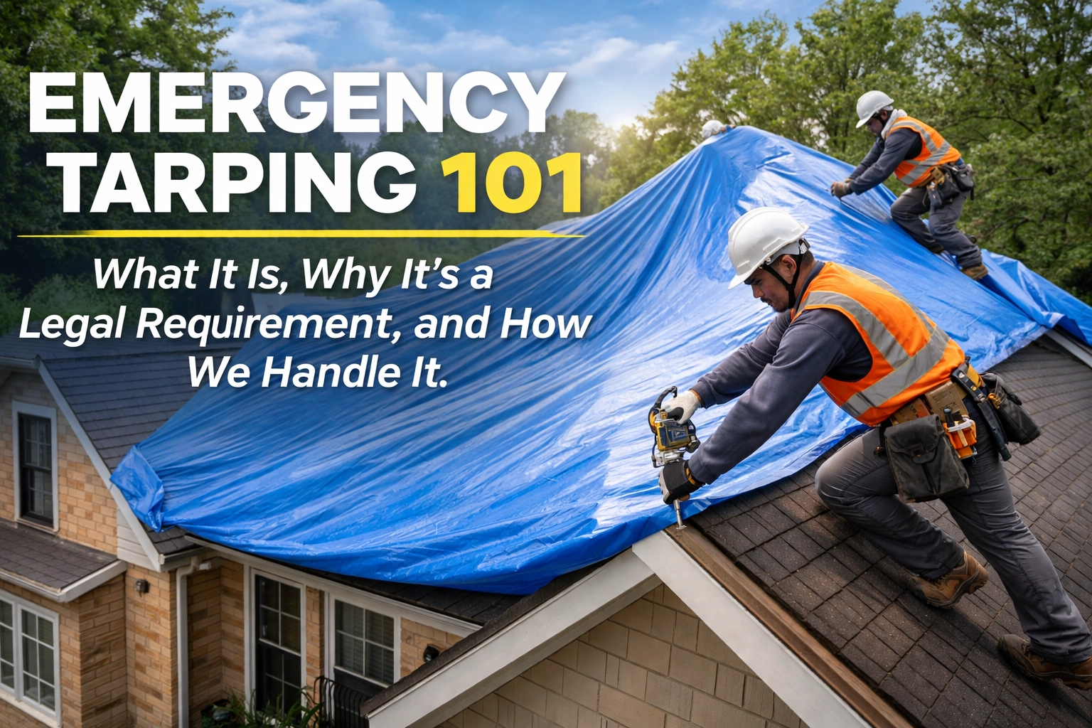 Emergency Tarping 101: What It Is, Why It's a Legal Requirement, and How We Handle It 10 4F Nqdjxguh By Best Roofing Now In North Carolina