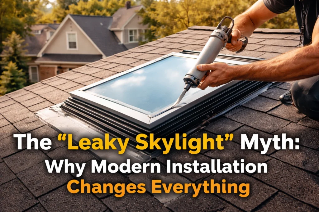 The "Leaky Skylight" Myth: Why Modern Installation Changes Everything 189 Xiyb1B Tud9 By Best Roofing Now In North Carolina