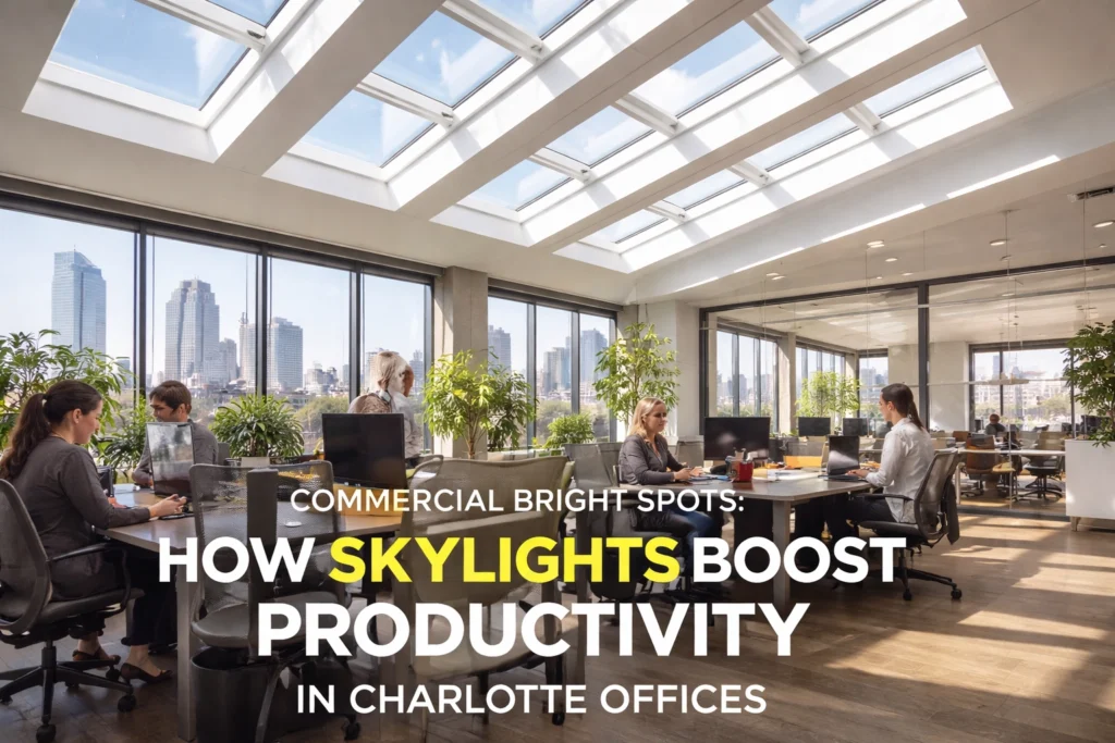 Commercial Bright Spots: How Skylights Boost Productivity in Charlotte Offices 227 He Qzgyzdzz By Best Roofing Now In North Carolina
