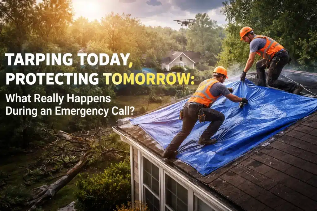 Tarping Today, Protecting Tomorrow: What Really Happens During an Emergency Call? 312 Ek2Dtkbc98M By Best Roofing Now In North Carolina