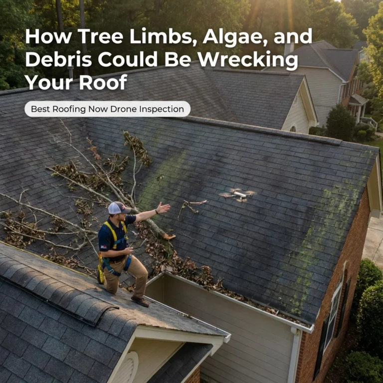 How Tree Limbs, Algae, and Debris Could Be Wrecking Your Roof 7 Dncx99Bpnlj By Best Roofing Now In North Carolina