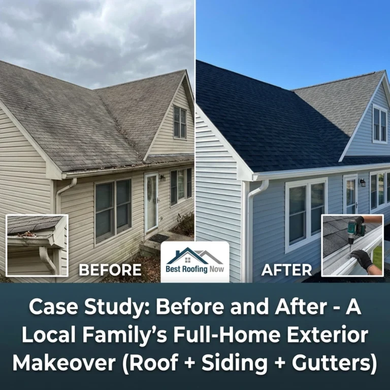 Case Study: Before and After – A Local Family's Full-Home Exterior Makeover (Roof + Siding + Gutters) 8 Knoweoakjqb By Best Roofing Now In North Carolina