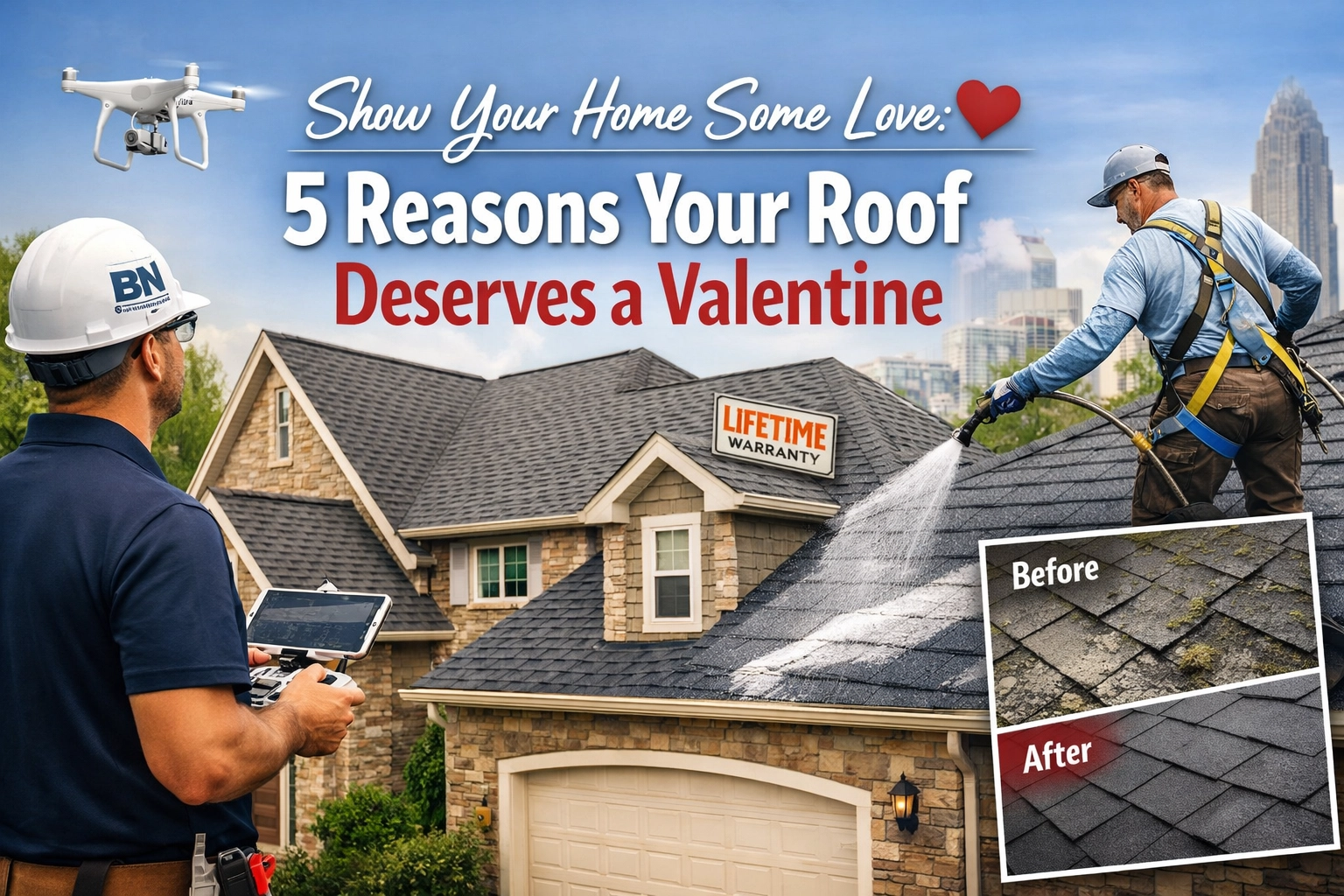 Show Your Home Some Love: 5 Reasons Your Roof Deserves a Valentine Show Your Home Some Love: 5 Reasons Your Roof Deserves a Valentine