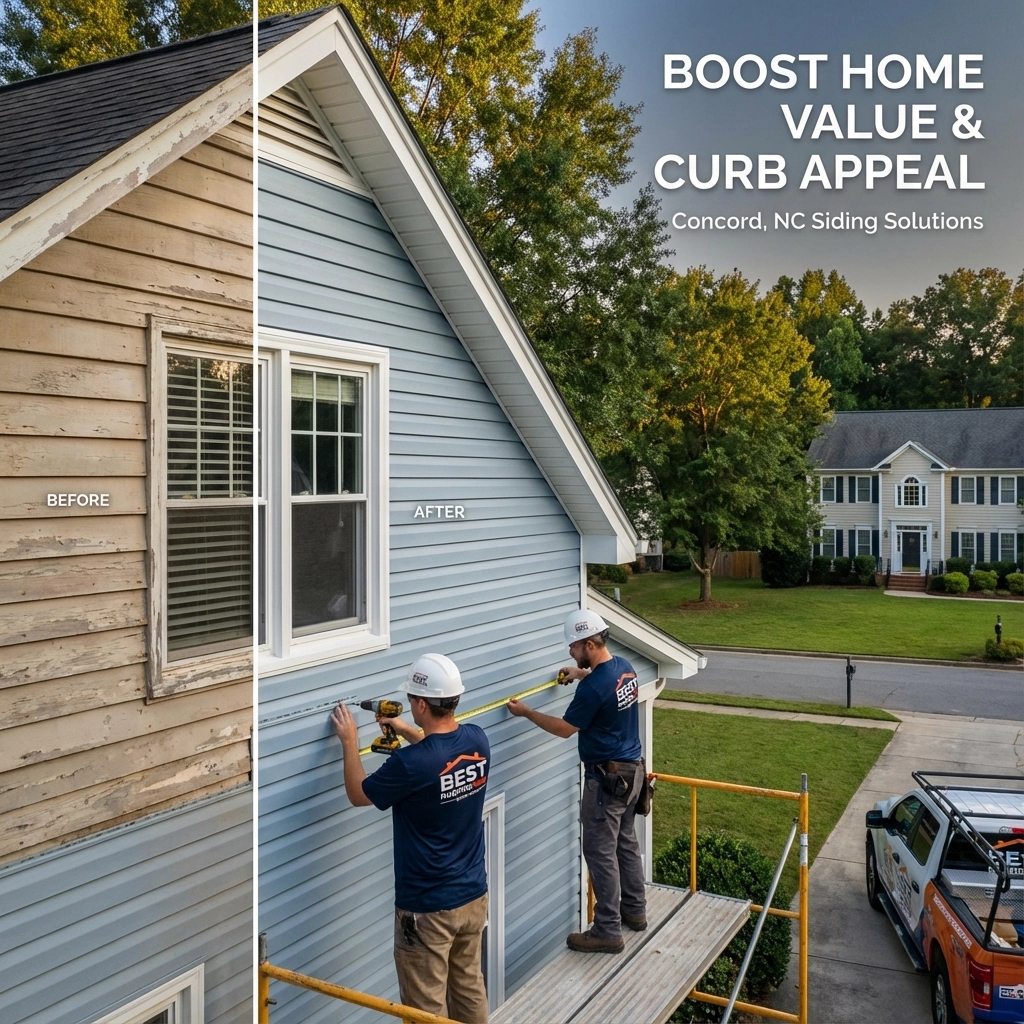 How New Siding Can Boost Home Value Curb Appeal in Concord, NC How New Siding Can Boost Home Value Curb Appeal in Concord, NC