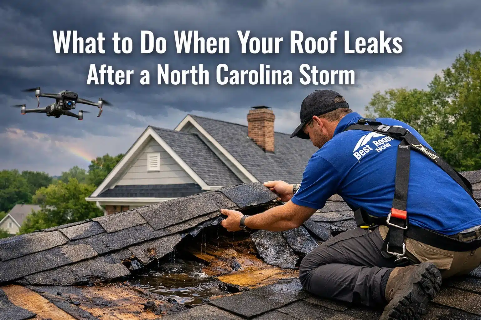 What to Do When Your Roof Leaks After a North Carolina Storm What to Do When Your Roof Leaks After a North Carolina Storm