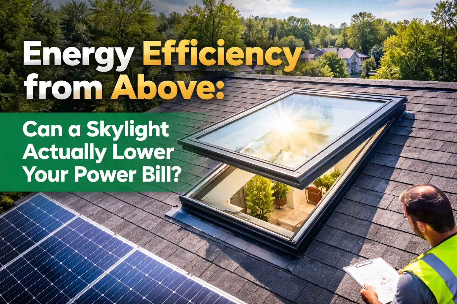 Energy Efficiency from Above: Can a Skylight Actually Lower Your Power Bill? Energy Efficiency from Above: Can a Skylight Actually Lower Your Power Bill?