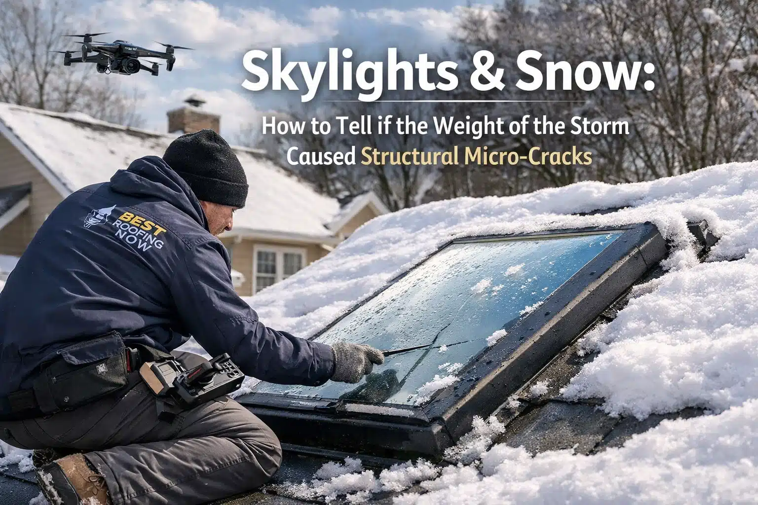 Skylights & Snow: How to tell if the weight of the storm caused structural micro-cracks Skylights & Snow: How to tell if the weight of the storm caused structural micro-cracks