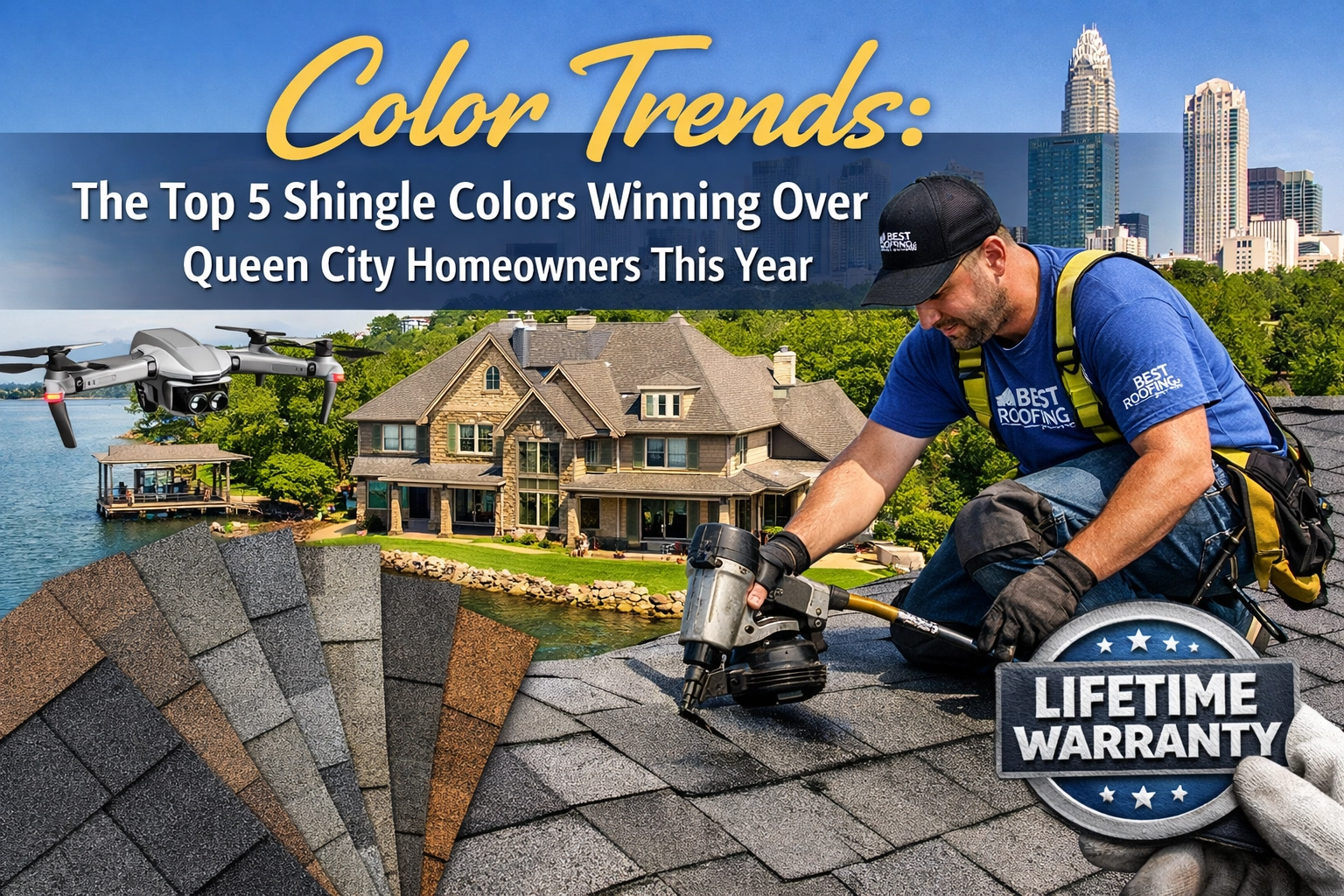 Color Trends: The top 5 shingle colors winning over Queen City homeowners this year Color Trends: The top 5 shingle colors winning over Queen City homeowners this year