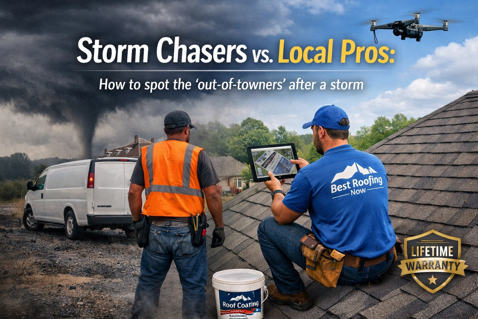 Storm Chasers vs. Local Pros: How to spot the “out-of-towners” after a storm Storm Chasers vs. Local Pros: How to spot the “out-of-towners” after a storm