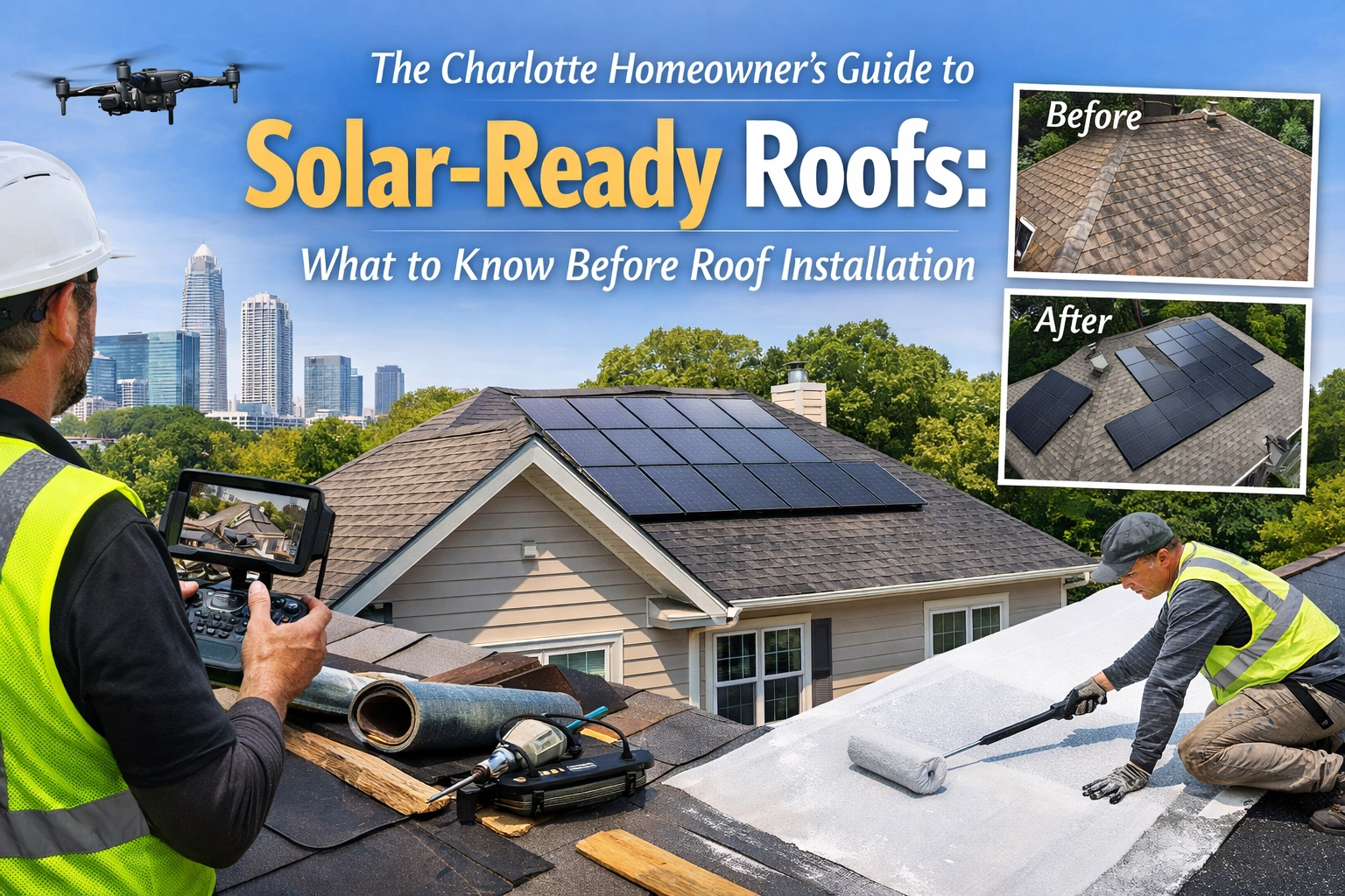 The Charlotte Homeowner’s Guide to Solar-Ready Roofs: What to Know Before Roof Installation