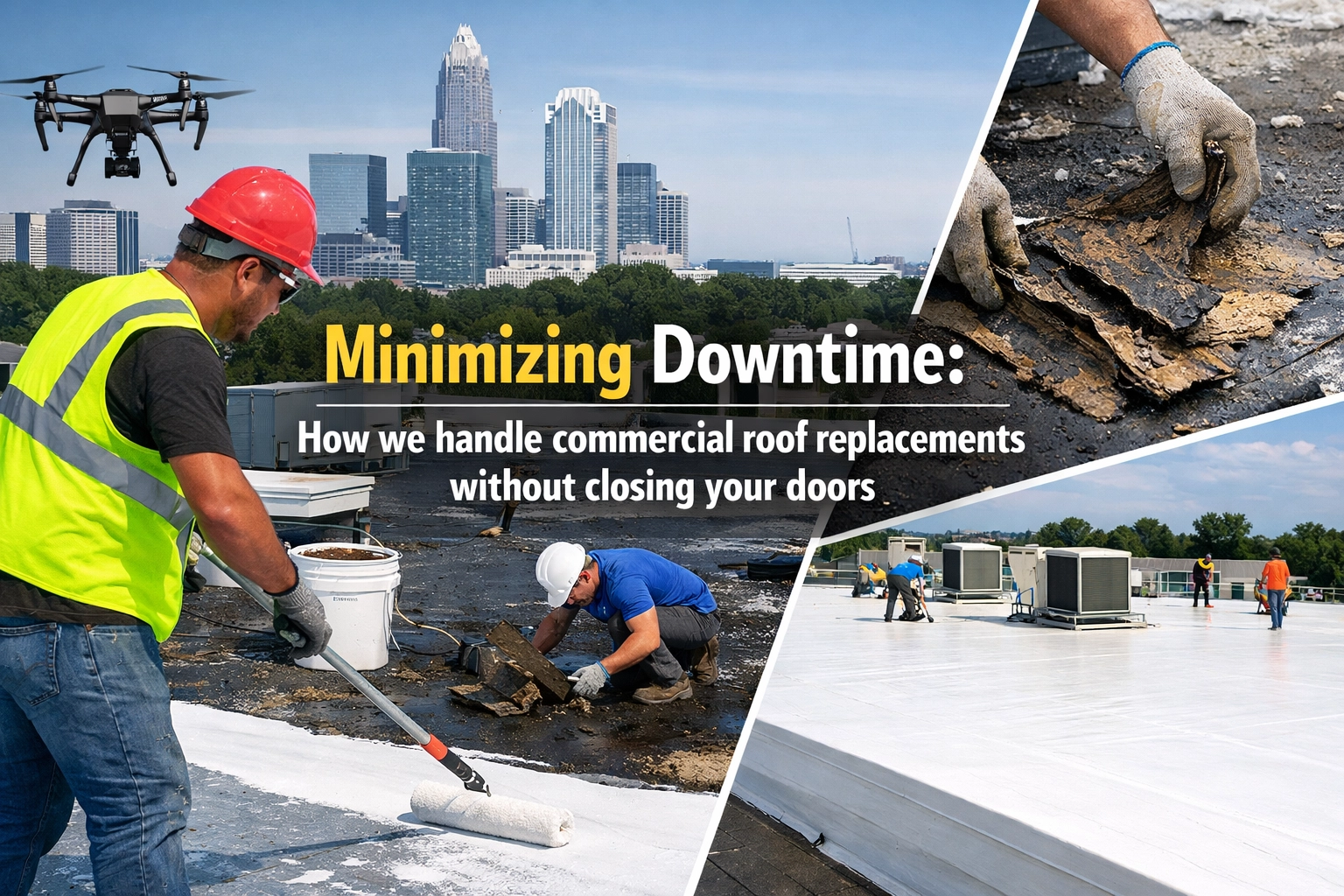 Minimizing Downtime: How we handle commercial roof replacements without closing your doors Minimizing Downtime: How we handle commercial roof replacements without closing your doors
